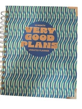 "Very Good Plans" 12 Month UNDATED Planner - Tabitha Brown for Target NEW (G55)