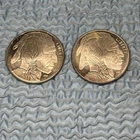 2 Indian Head Buffalo 1 oz .999 Fine Silver Round - Vintage # 5