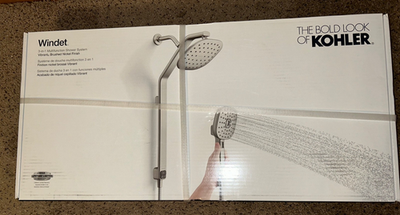 #ad #ad Brand New in Box KOHLER Windet Showering Rail Combo Brushed Nickel K R27971 G BN $149.00