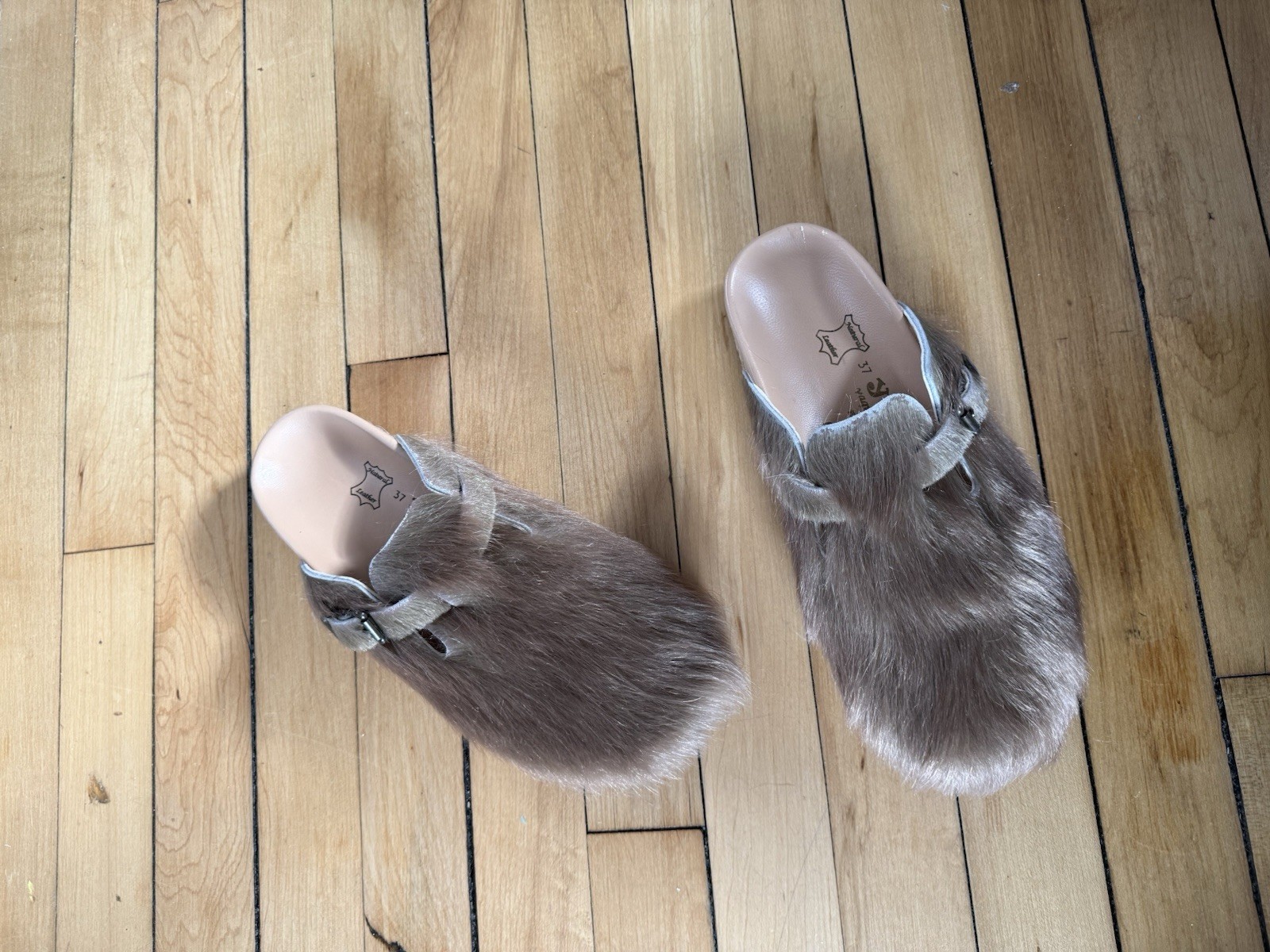 SAOLA Yuketen Sal 1 con suola in crepe zoccolo shaggy silenzioso lusso taglia 37 o un 6 6 5 donna