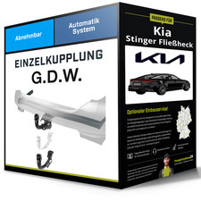 Abnehmbare Anhängerkupplung für KIA Stinger Fließheck 10.17- Typ CK G.D.W. NEU