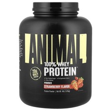 100% Whey Protein™ Powder, Strawberry, 4 lb (1.81 kg) 17.05 per gallon