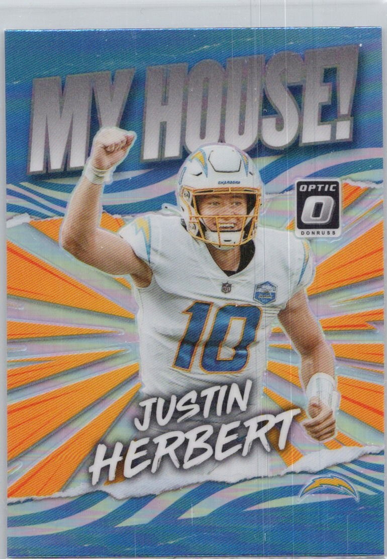 2021 Donruss Optic #MH-13 Justin Herbert My House!