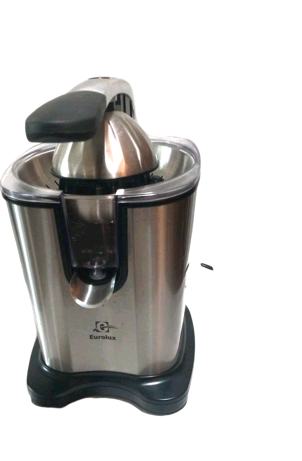 Eurolux ELCJ-1900S Electric Citrus Juicer Stainless Steel Automatic Orange Lemon