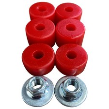 Kit elastómero de repuesto para manillar Fasst FL-495-295 Flexx duro (rojo)