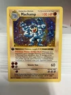 Machamp Base Set 1st Edition Shadowless Holofoil 8/102 Pokemon TCG