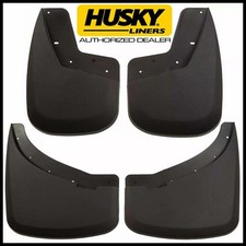 Husky Liners Front Rear Mud Guards Mud Flaps 2007-2014 Silverado 3500hd Dually