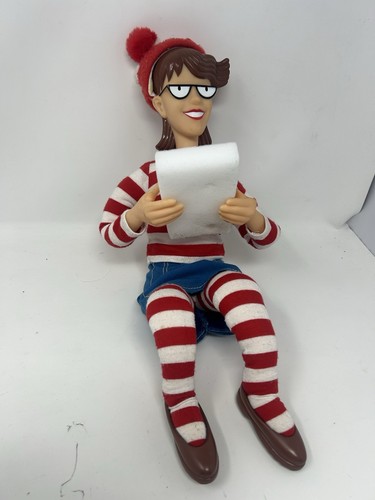 VINTAGE 1991 WHERE'S WALDO WENDA PUPPE 20" BEWEGLICH BIEGBAR Lehrer Display - Bild 18 von 19
