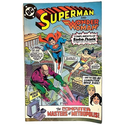 Superman: Radio Shack Giveaways #1982 FN; DC | Wonder Woman TRS-80 Computer Whiz