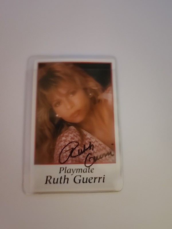 Rare Playmate Ruth Guerri  2000 Promo Card Signed 🔥 