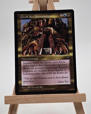 Tomb of the Breathrobber Visions Magic Card MTG German (Breathstealer's Crypt)