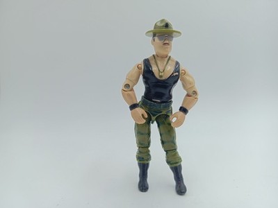 Sargento Slaughter Gi Joe Figure Auriken México Vintage 80 ´s Not Plastirama