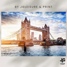 London Tower Bridge Poster Print - Cityscape Landscape Wall Art UK Landmark