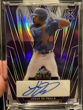 2024 LEAF METAL RC JOSUE DE PAULA AUTO 7/15 Purple HOLO Prismatic DODGERS SP