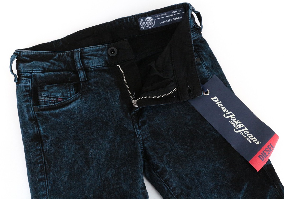 DIESEL D-Ollies-SP-NE 084AF Women's W23 Slim Blue Sweat