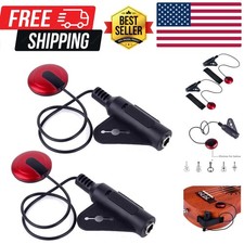 2Pcs Piezo Contact Microphone Pickup for Guitar Violin Banjo Mandolin Ukulele
