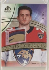 2020-21 SP Game Used Authentic Rookies Gold 47/65 Chase Priskie #198 Patch 1u6
