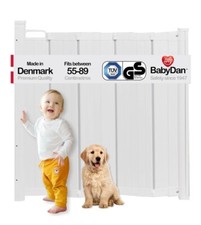 Guard Me, Auto Retractable Stair Gate, Fits openings between 55-89 cm/21.65-2...