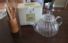 Korean glass tea pot and Utencils