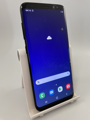 Samsung Galaxy S8 G950F schwarz entsperrt 64GB 5,8" 12MP Android Smartphone gesprungen