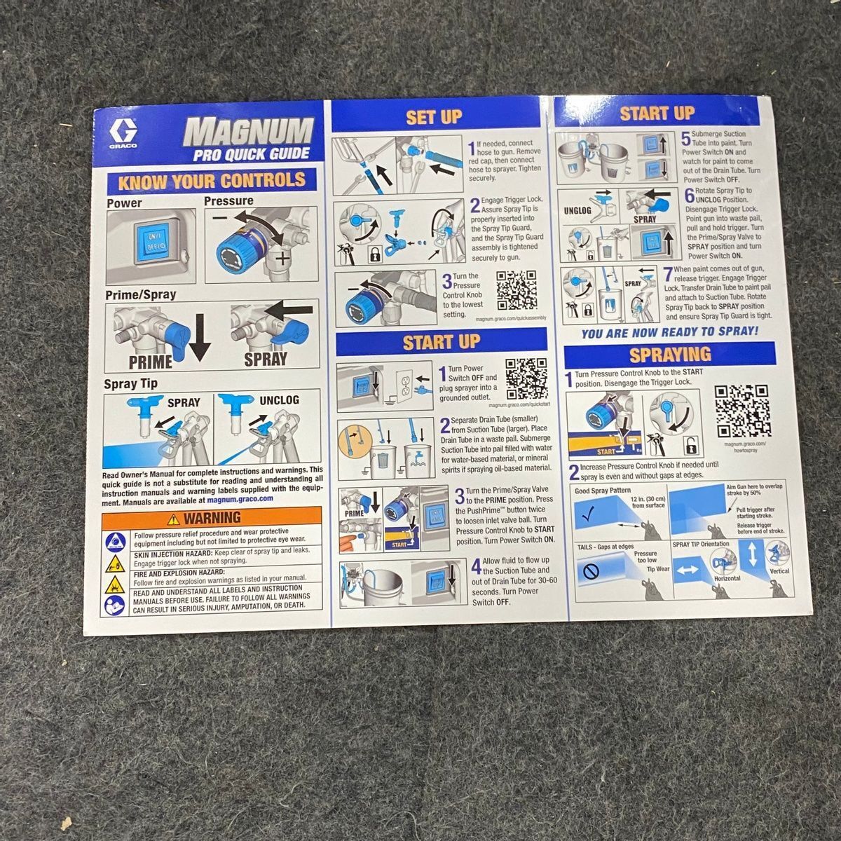 GRACO Magnum Pro X17 Stand Airless Paint Sprayer* eBay