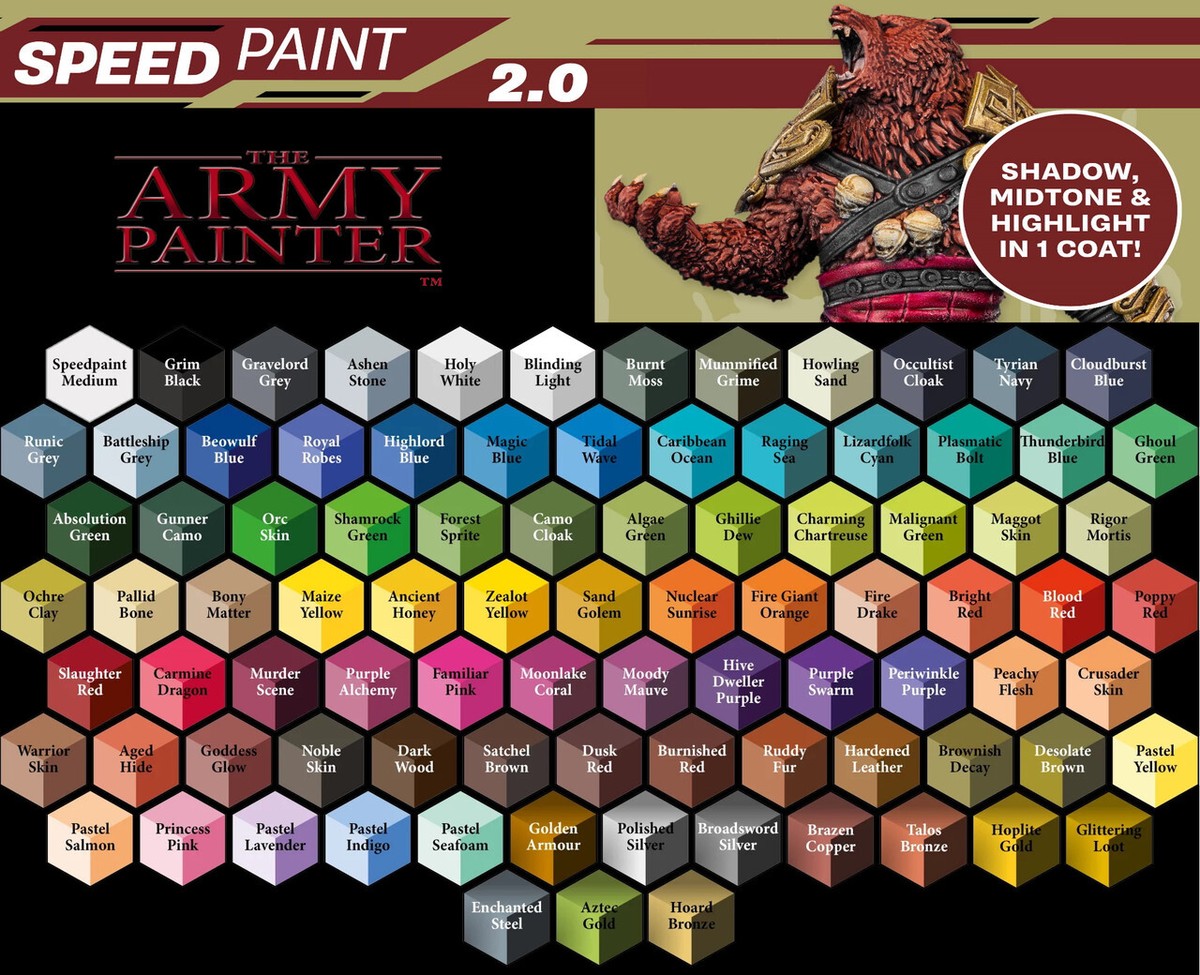 The Army Painter SpeedPaint 2.0 18ml Singles 90 Colors- Vault 35