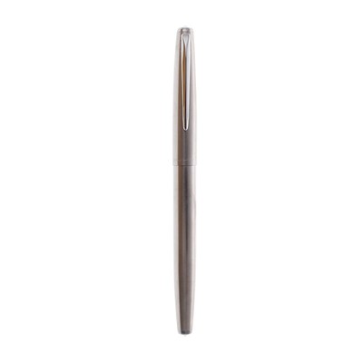Trim Silver Fountain Pen 0.38mm Fine Nib Smooth Writing Marker Best Present