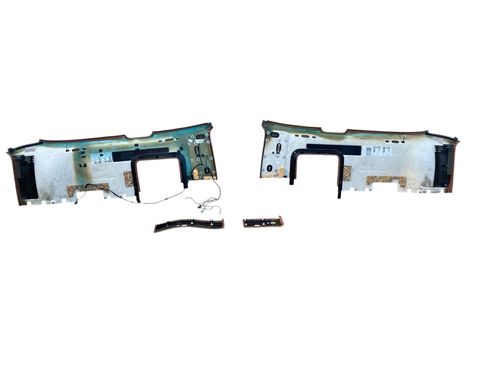 2006-2012 BENTLEY CONTINENTAL FLYING SPUR LEFT RIGHT UPPER ROOF HEADLINER TRIM