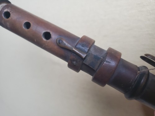 uralte Buchsbaum Es - Klarinette old clarinet Messingklappen und HORN MUNDSTÜCK! - Bild 6 von 21