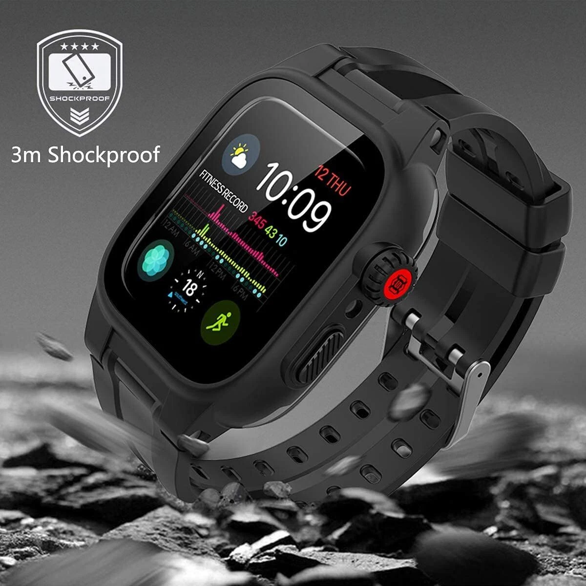 With Bands Strap For Apple Watch Series 9 8 7 6 5 4 3 44/45m