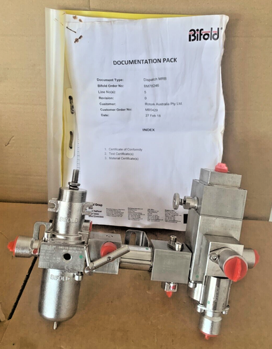 BIFOLD VBP-M1-11-V Volume Booster Modular Manifold Assembly w Filter Regulator - 第 1/10 張圖片