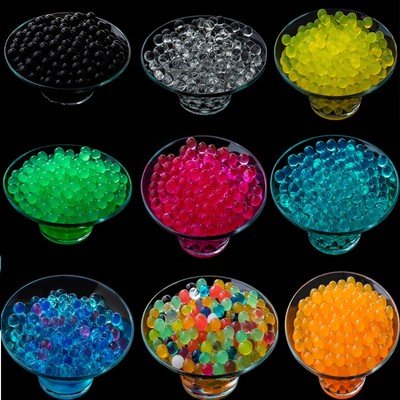 10x 10g Water Beads Aqua Crystal For Home Party Table Centerpieces