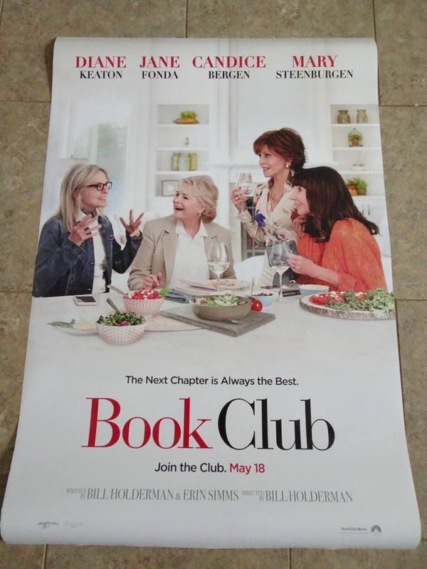 BOOK CLUB - MOVIE POSTER WITH DIANE KEATON, JANE FONDA, & CANDICE BERGEN