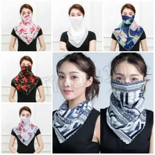 Women's Reusable Face Mask Cover Scarf Washable Summer Outdoor USA Seller