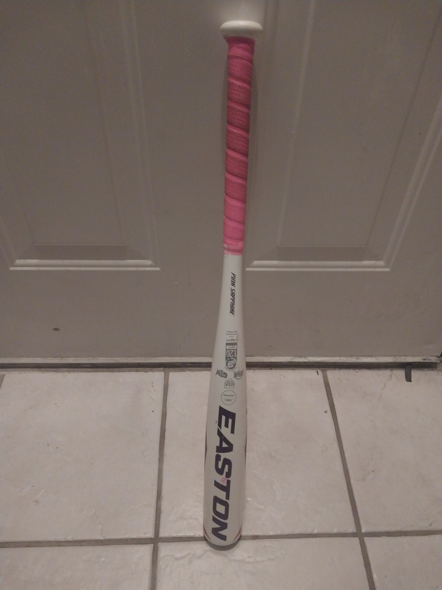 Batte De Softball Easton Pink Sapphire -10 | 26 Pouces, 16 Oz – Jeune, Aluminium