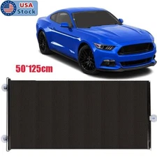 Auto 50*125cm Retractable Window Car Front Windshield Sun Shade Cover Visor Rear