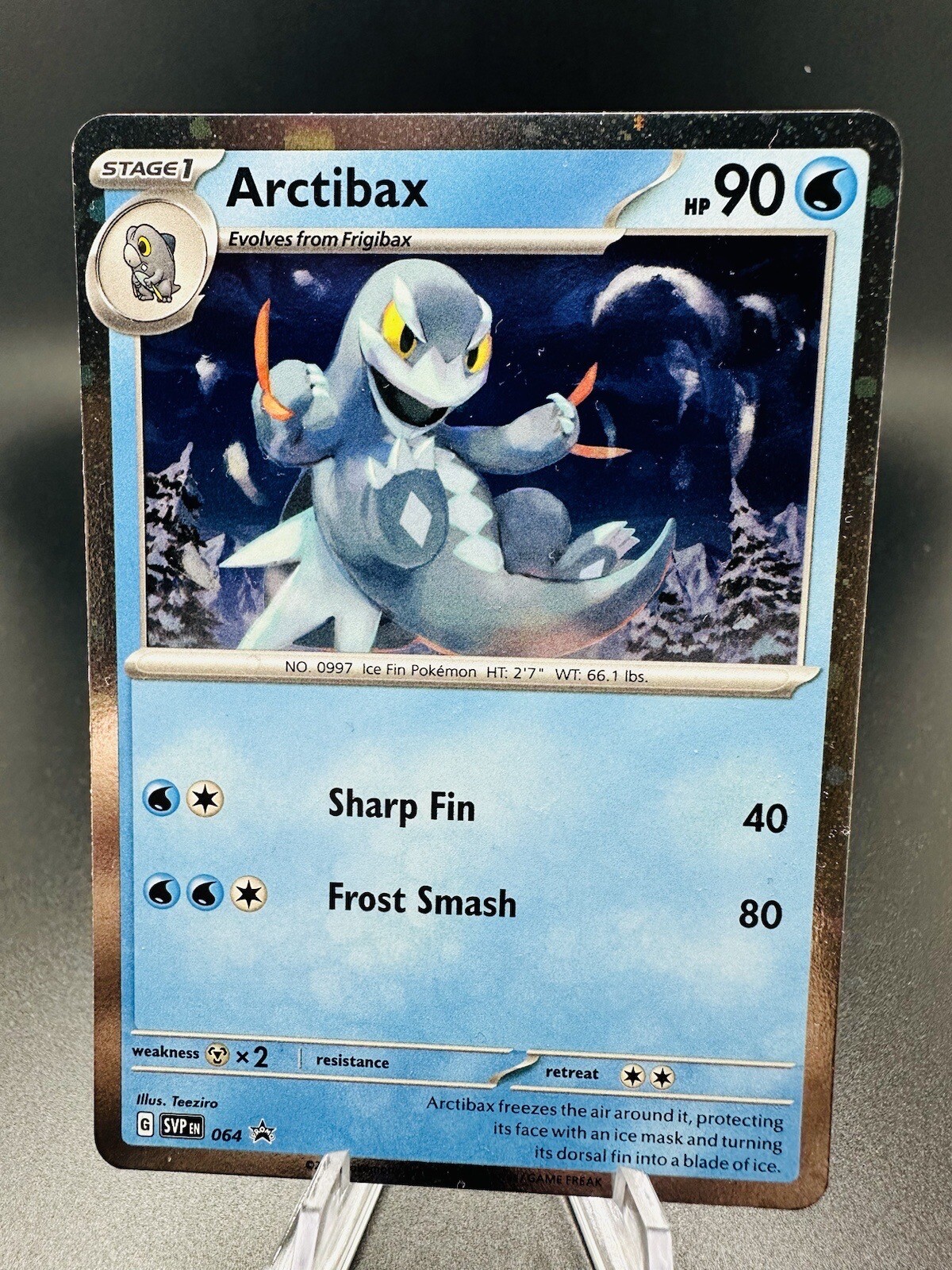 Pokemon TCG - Holo Arctibax 64 - Black Star Promo