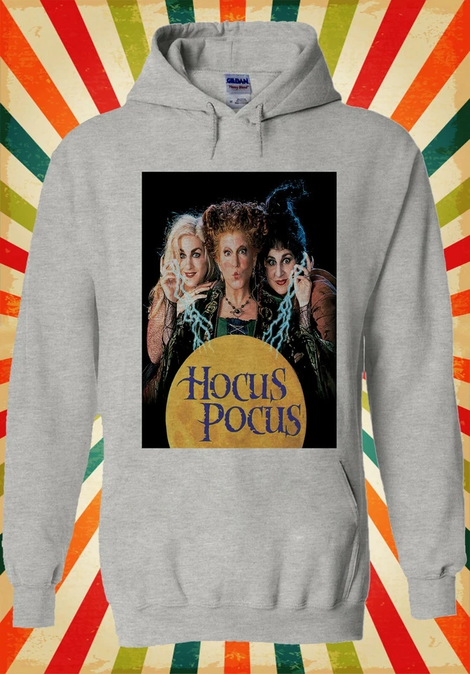 Hocus Pocus Película Retro Divertida Genial Hombres Mujeres Unisex Top Sudadera con Capucha 1972 Foto 2 de 4