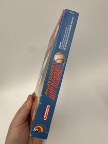 Roger Clemens' MVP Baseball (Nintendo NES) - NO MANUAL - Box And Game ONLY
