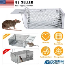 Live Humane Cage Trap for Squirrel Chipmunk Rat Mice Rodent Animal Catcher