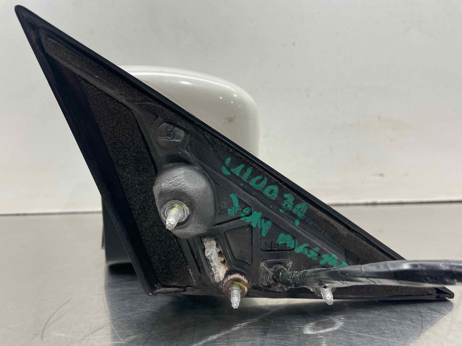 2014 Maserati Ghibli OEM Left Hand Drivers Side Power Door Mirror Bianco White