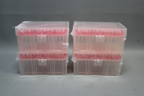 LOT 384 (4 RACKS) GENESEE SCIENTIFIC 2UL ERGO FILTERED PRE-STERILE TIPS 24-802 - Picture 1 of 5
