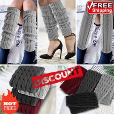 Sock Covers Leg Covers Chunky Wool Pile Sock Covers Fall/Winter Knitted Foot