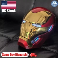 Autoking Iron Man Mk50 Friday Helmet 1/1 wearable Helmet Cosplay LED Gift