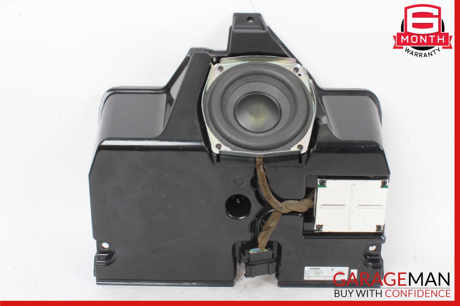 03-19 Maserati Quattroporte Front Bose Subwoofer Sub Woofer Sound Speaker OEM