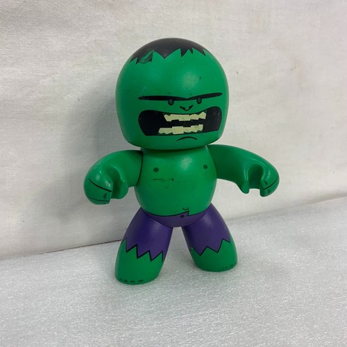 Marvel Mighty Muggs Hulk Figure 2008 Hasbro 6 inch Kid Friendly Toy - Picture 7 of 12