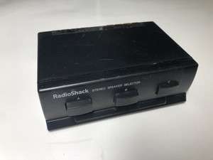 radio shack speaker selector