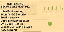 Australian Web Hosting + Global CDN Portal | Hourly & Daily Backup | $25 a month