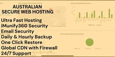 Australian Web Hosting + Global CDN Portal | Hourly & Daily Backup | 1 year