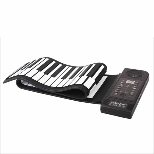 Roll up Piano 61 Keys Midi out Silicone Keyboard Drums USB Interface